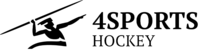 4SPORTS HOCKEY Logo mit einer Speerwerfer-Silhouette und dem Text '4SPORTS HOCKEY'.